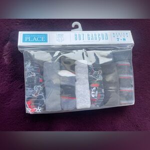 BNWT The Children's Place Boys' Briefs - Black, Gray, and Red Ninja Theme